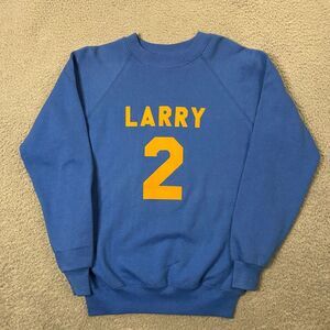 Vintage Sweatshirt size Medium Larry #2 Gymnasium Dodgeball Retro Hanes USA Made